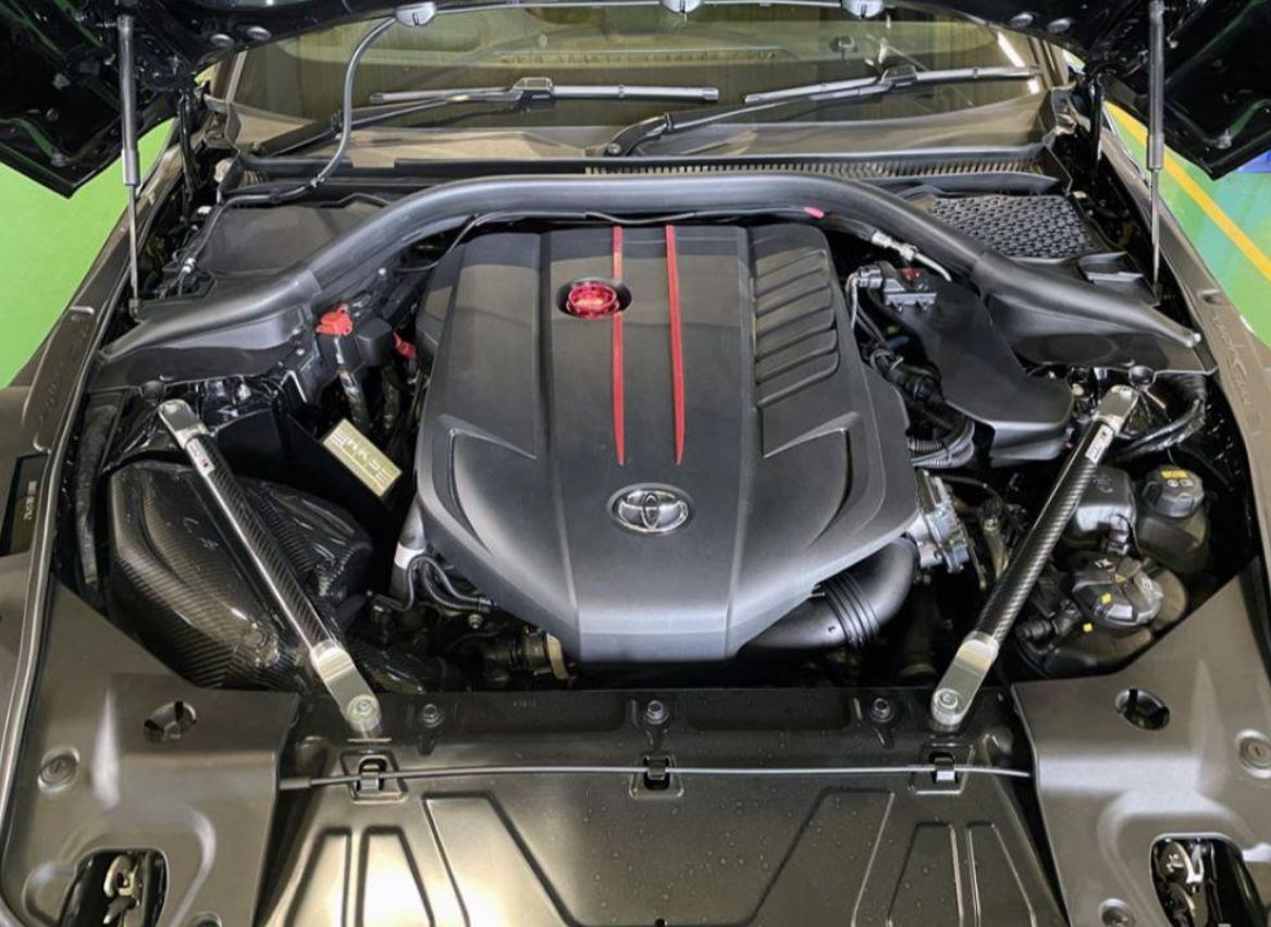 HKS Carbon Brace (Front) - Toyota GR Supra A90 2020+