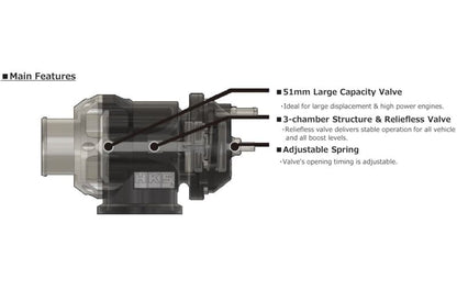 HKS Racing SQV Blow Off Valve - Universal