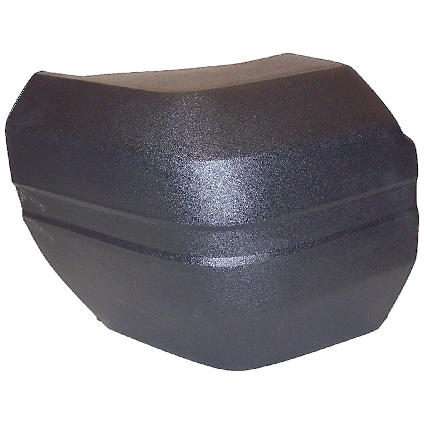 Crown Automotive 55022077 Rear Left Bumper Cap - Black For 1984-1986 Jeep Cherokee