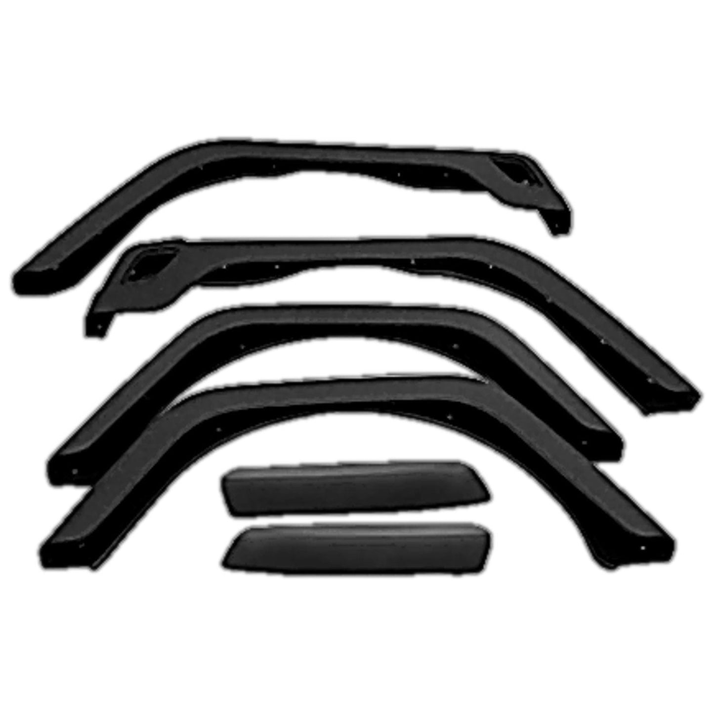 Crown Automotive 55254918K6 Front & Rear Fender Flare Kit for 1997-06 Jeep Wrangler TJ