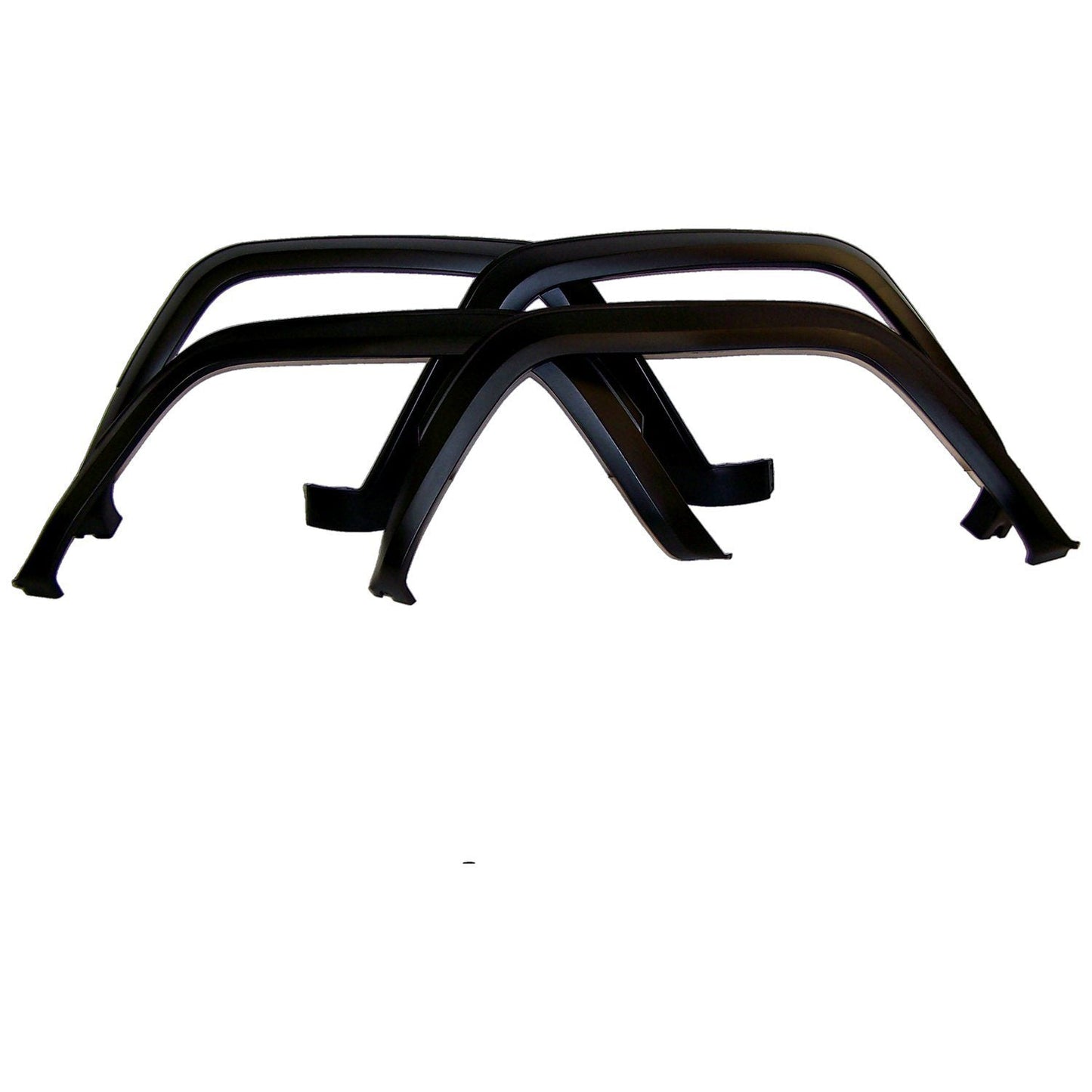 Crown Automotive 5AGK Fender Flare Kit Flat Black For 84-96 Jeep Cherokee 4-Door