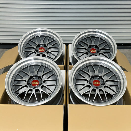 BBS LM 19x9.5 +20, 19x11 +25 5x120 Diamond Black (SET)