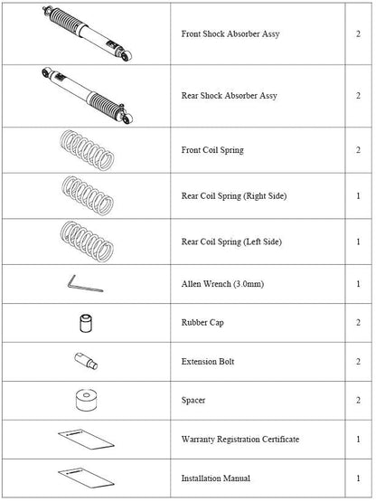 HKS HIPERMAX G+ JB74W Lift Up Full Strut/Spring Kit (80270-AS004)