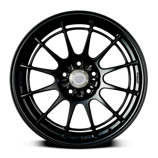 Enkei NT03+M 18x9.5 +40 5x100 Black-WheelFlip