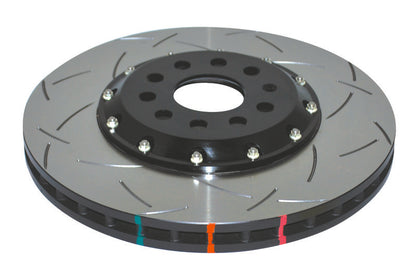 DBA 5000 Series T3 D&S Slotted 2-Piece Front Rotor | VW Golf R MK7 (13-17) (DBA52830BLKS)