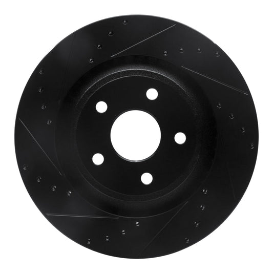 DFC D&S Brake Rotor (FRONT LEFT): Jeep Grand Cherokee (06-10) - Black