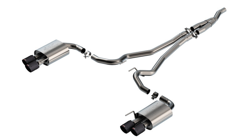 Borla CF BA ATAK Catback Exhaust | Ford Mustang 24 (CF BA) (140982CFBA)