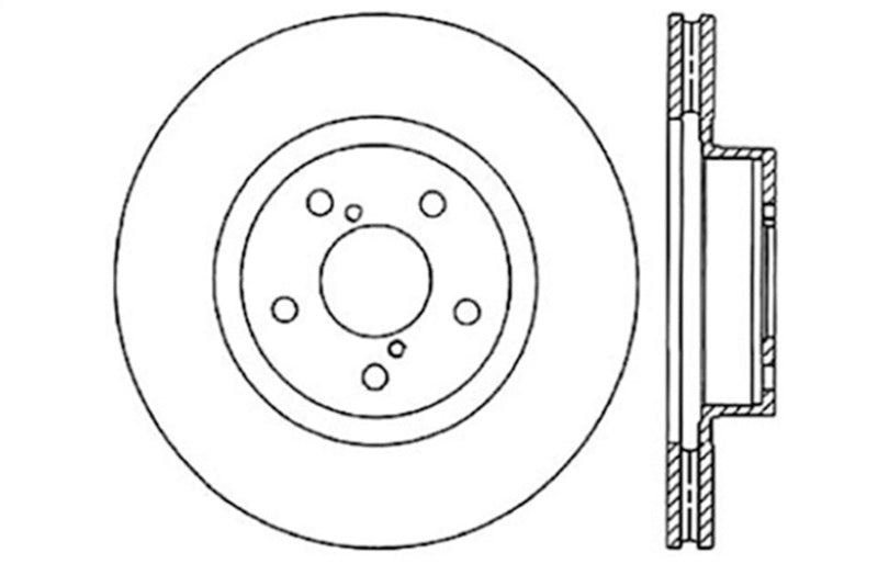 StopTech for Drilled Sport Brake Rotor 128.47012L