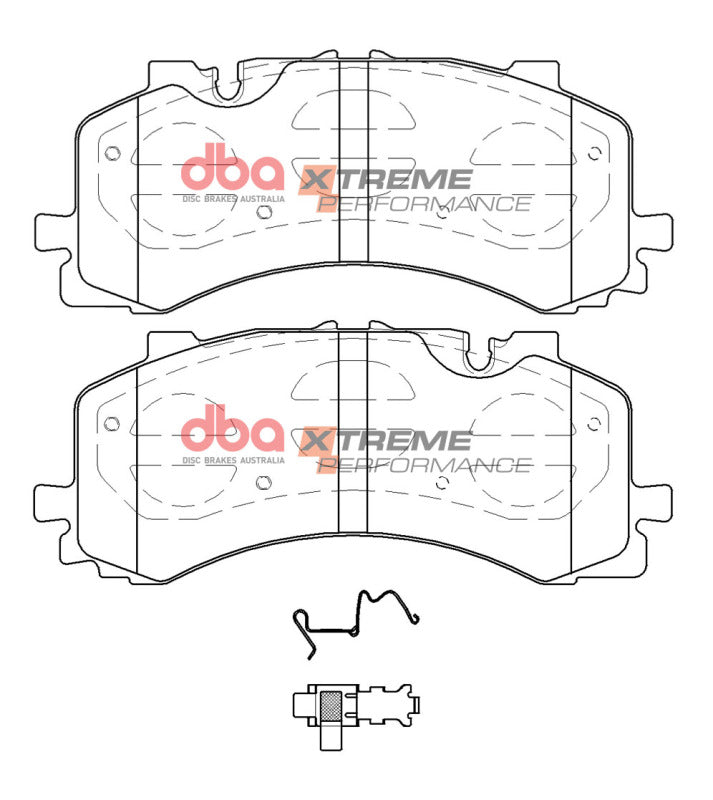 DBA Front XP Performance Brake Pads w/400mm Front Rotor | Audi A8 Quattro (19-21) (DB15124XP)