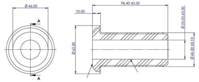 SuperPro 07-18 Chevrolet Silverado 1500 2WD Front Lower Control Arm Inner Forward Bushings