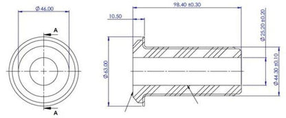 SuperPro 07-18 Chevrolet Silverado 1500 2WD Front Lower Control Arm Inner Forward Bushings