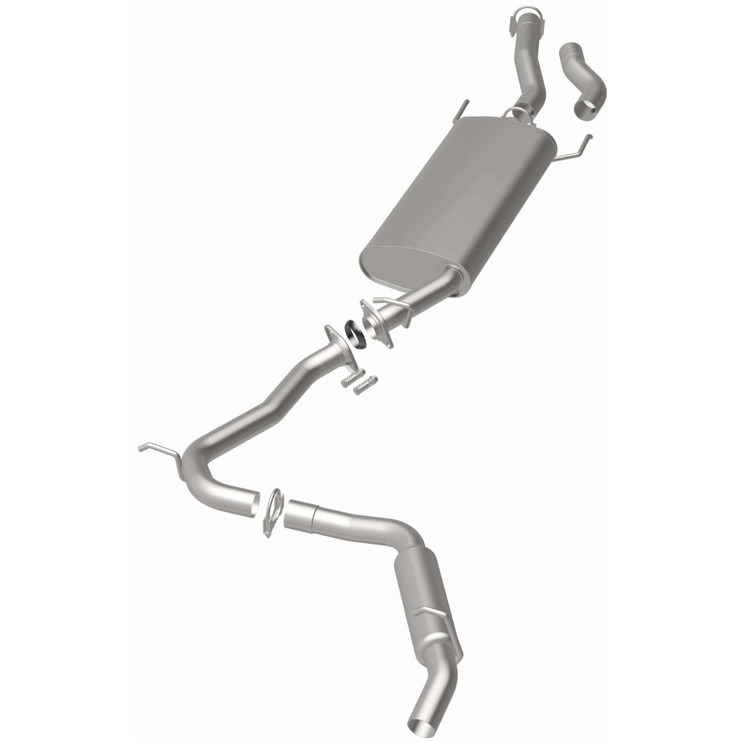 BRExhaust 2006-2012 Toyota RAV4 Direct-Fit Replacement Exhaust System