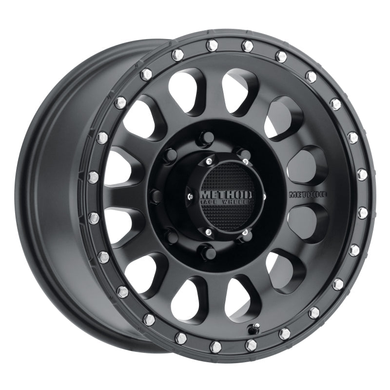 (set of 4) Method MR315 Matte Black | 17x8.5" +0mm | 8x170mm Wheel
