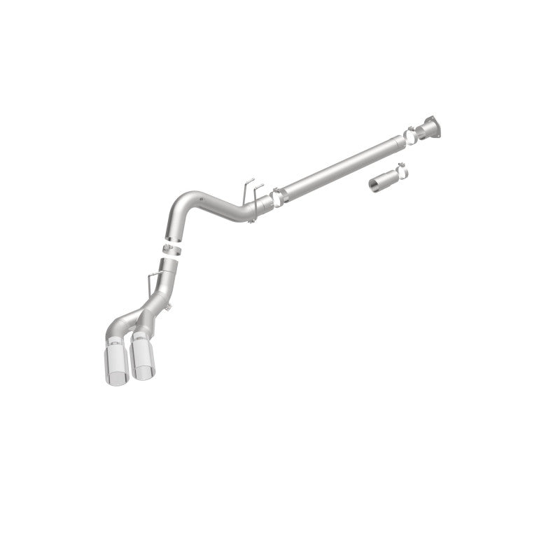 MagnaFlow 08-17 Ford F-250/350/450 4.6/6.7L DPF-Back SS 4in Dual Rear Exit | Ford Super Duty (17873)