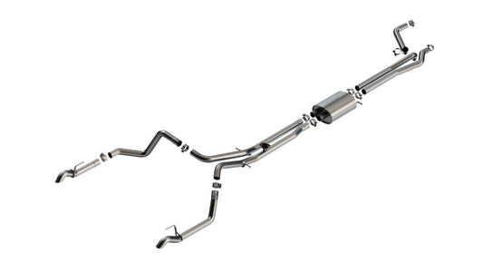 Borla S-Type Cat-Back | Chevy Silverado 1500 6.2L V8 ZR2/AT4X (24-25) (141005)