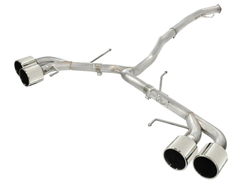 aFe Takeda 3.0in to 2.5in SS Cat-Back Exhaust Nissan GT-R R35 (09-19) (49-36108-P)
