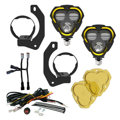 KC HiLiTES 97149 2 LED Fog Lights Kit for 07-23 Jeep Wrangler / 23-23 Gladiator