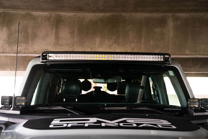 DV8 21+ Ford Bronco Curved Light Bracket for 12 3in. Pod Lights