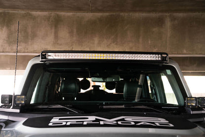DV8 21+ Ford Bronco Curved Light Bracket for 12 3in. Pod Lights