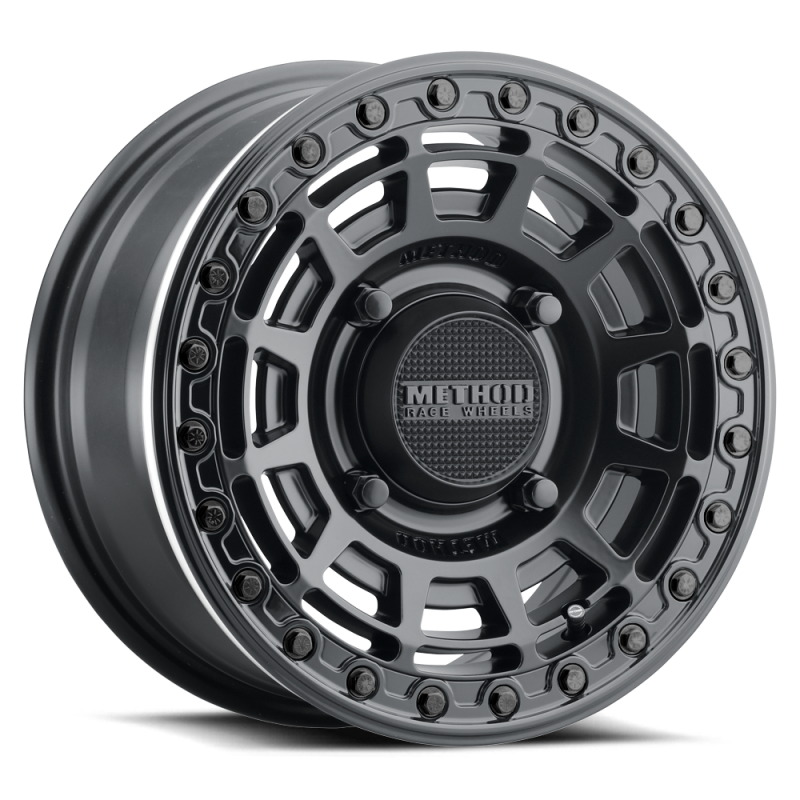 (set of 4) Method MR415 UTV Beadlock Double Black | 15x7" +38mm | 5x4.5in Wheel