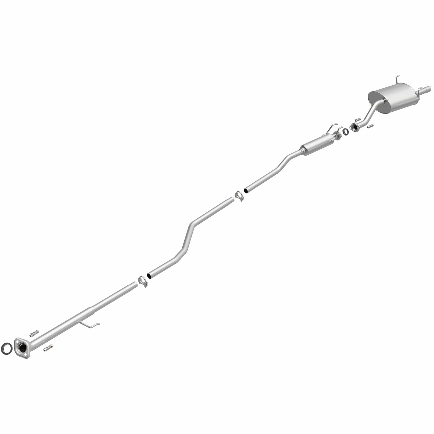 BRExhaust 2001-2005 Honda Civic 1.7L Direct-Fit Replacement Exhaust System