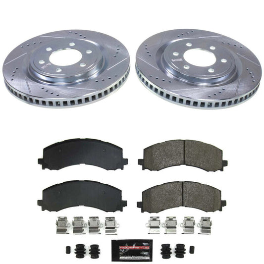 PowerStop 22-23 Ford F-150 Lightning Front Z23 Evolution Brake Kit (K9262)