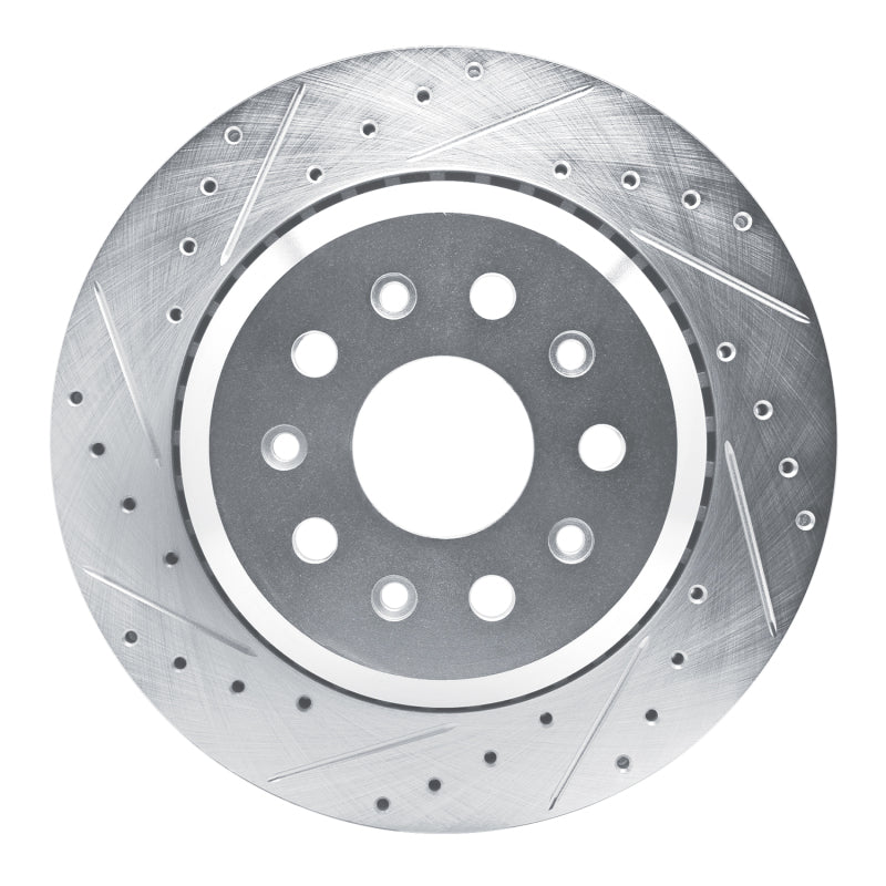DFC Rear Left D&S Silver Brake Rotor (REAR): Jeep Wrangler (20-25)