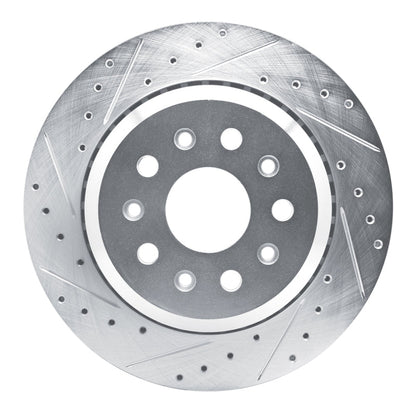 DFC Rear Left D&S Silver Brake Rotor (REAR): Jeep Wrangler (20-25)