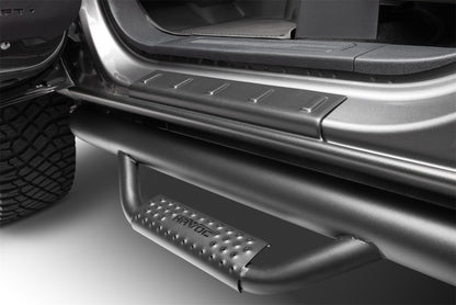 Husky Liners 07-13 GMC Sierra 1500 EC Trail Armor Rocker Panel & Sill Plate Cover (4pc) - Tex. Blk