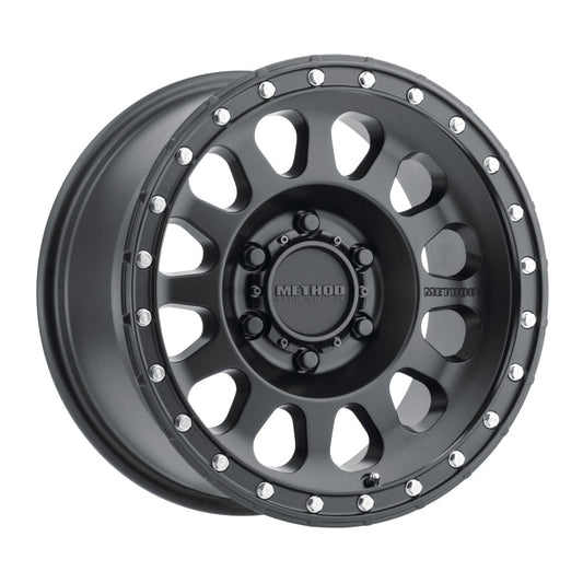 (set of 4) Method MR315 Matte Black | 17x8.5" +0mm | 6x135mm Wheel