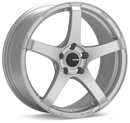 Enkei Kojin Matte Silver | 18x8" +45mm | 5x112mm Wheel