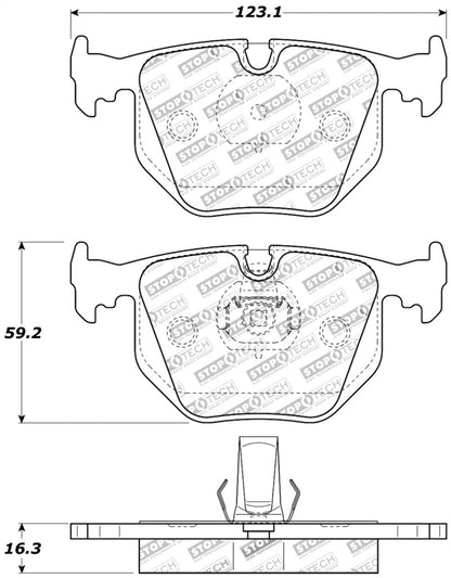 StopTech Performance | BMW M3 E46 (01-07) / M5 (00-04) / X3 (04-09) / X5 (00-06) / Z4 (06-09) / 330 (00-07) (309.06830)