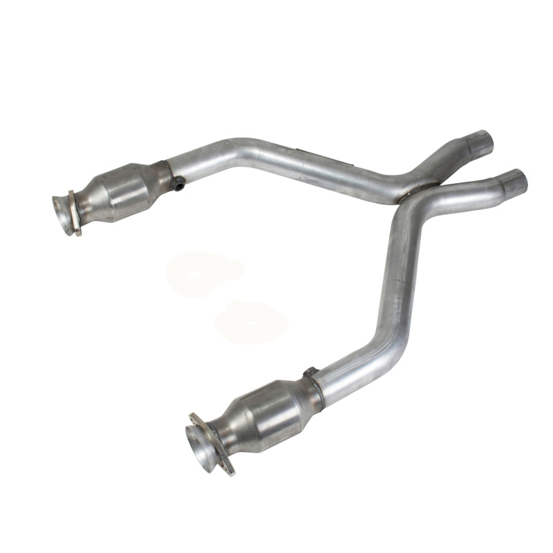 BBK 11-14 Mustang 3.7 V6 Short Mid X Pipe w/Catalytic Converters (1461)