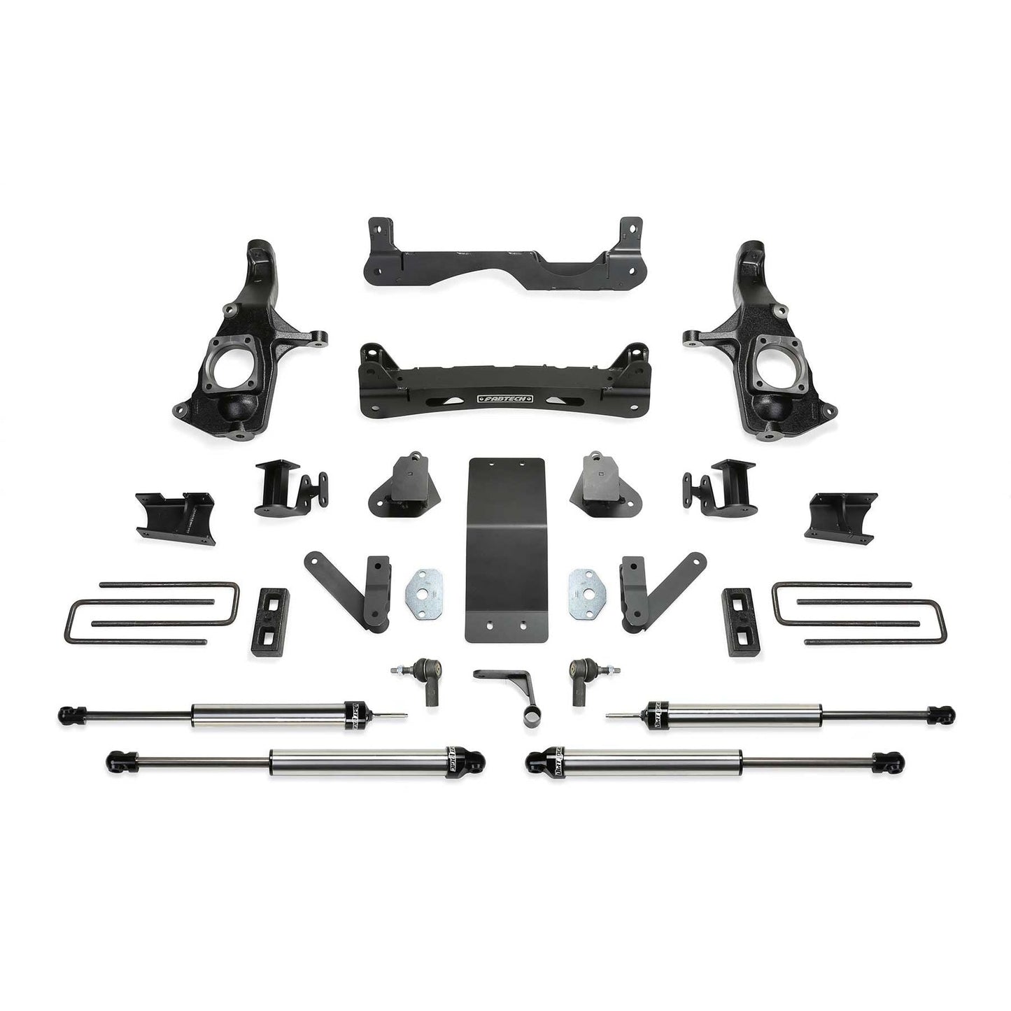Fabtech 4" Basic Suspension System w/ DLSS Shocks | GM 3500HD 2WD/4WD (11-19) (K1123DL)