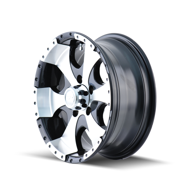 ION Wheels Type 136 Black/Machined | 14x6" +0mm | 5x114.3mm Wheel