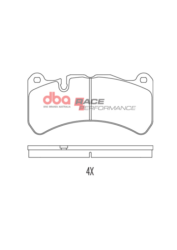 DBA RP Performance Front Brake Pads | Ford Mustang Shelby GT500 13-14 8 Cyl (DB1845RP)