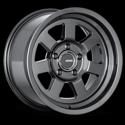 (set of 4) Konig HT2 Gloss Anthracite | 18x9" +0mm | 5x127mm Wheel