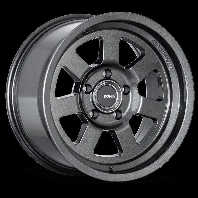 (set of 4) Konig HT2 Gloss Anthracite | 18x9" +0mm | 6x139.7mm Wheel