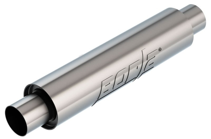 Borla XR-1 Low Profile Multicore 2.5in Inlet/Outlet | Round Muffler 4x16in 21in OAL (401382)
