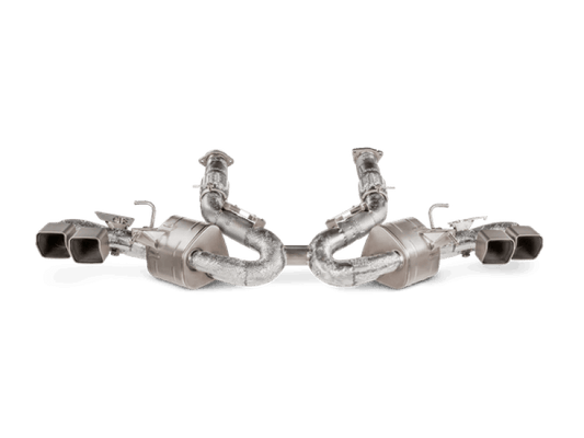 Akrapovic 2020+ Chevrolet Corvette C8 Slip-On Line (Titanium)