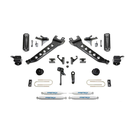 Fabtech 7in Radius Arm Kit w/ Performance Shocks | Ram 3500 4WD (13-18) (K3147)