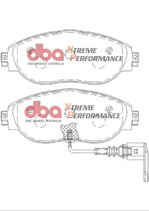 DBA Front Xtreme Performance Brake Pads | Volkswagen Golf R (MK7) (13-21) (DB8849XP)
