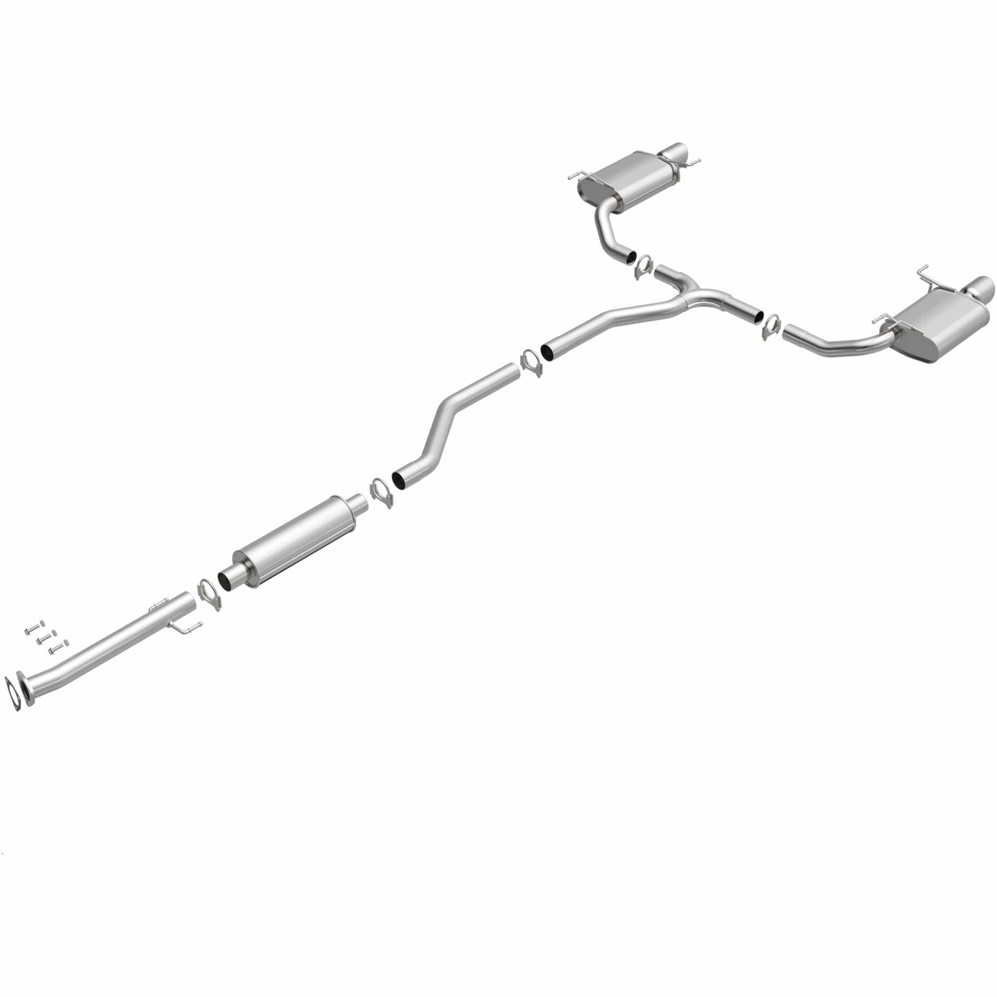 BRExhaust 2009-2014 Acura TSX 2.4L Direct-Fit Replacement Exhaust System