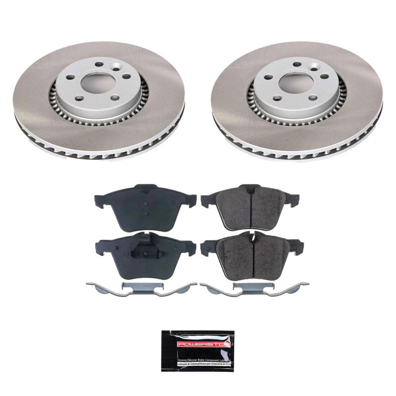 PowerStop Rotor Kit | 2007–2014 Volvo S80 (SC5613)