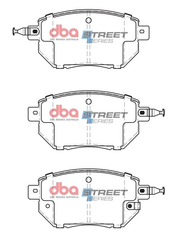 DBA Street Series Front Brake Pads | Infiniti FX35 (03-05 To 10/05) (DB1516SS)