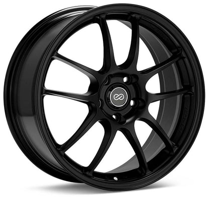Enkei PF01 Matte Black | 17x7" +38mm | 4x100mm Wheel