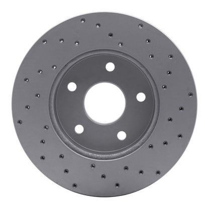 DFC Drilled Geoperformance Rotor (FRONT LEFT): Jeep Grand Cherokee (99-04)