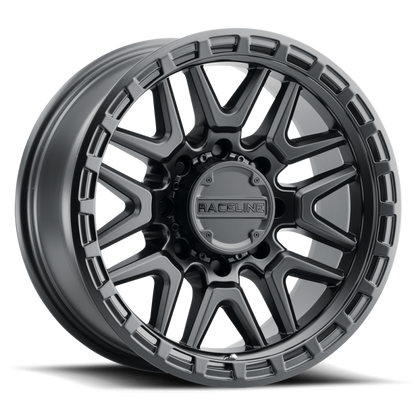 Raceline 953 Krank Satin Black | 18x9" -12mm | 6x139.7mm Wheel