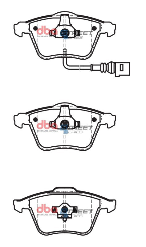 DBA Front Street Series Brake Pads | Audi TT Quattro (08-15) (DB2210SS)