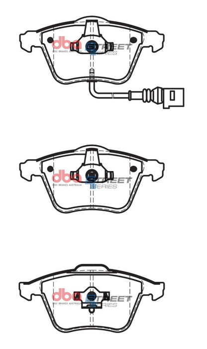 DBA Front Street Series Brake Pads | Audi TT Quattro (08-15) (DB2210SS)